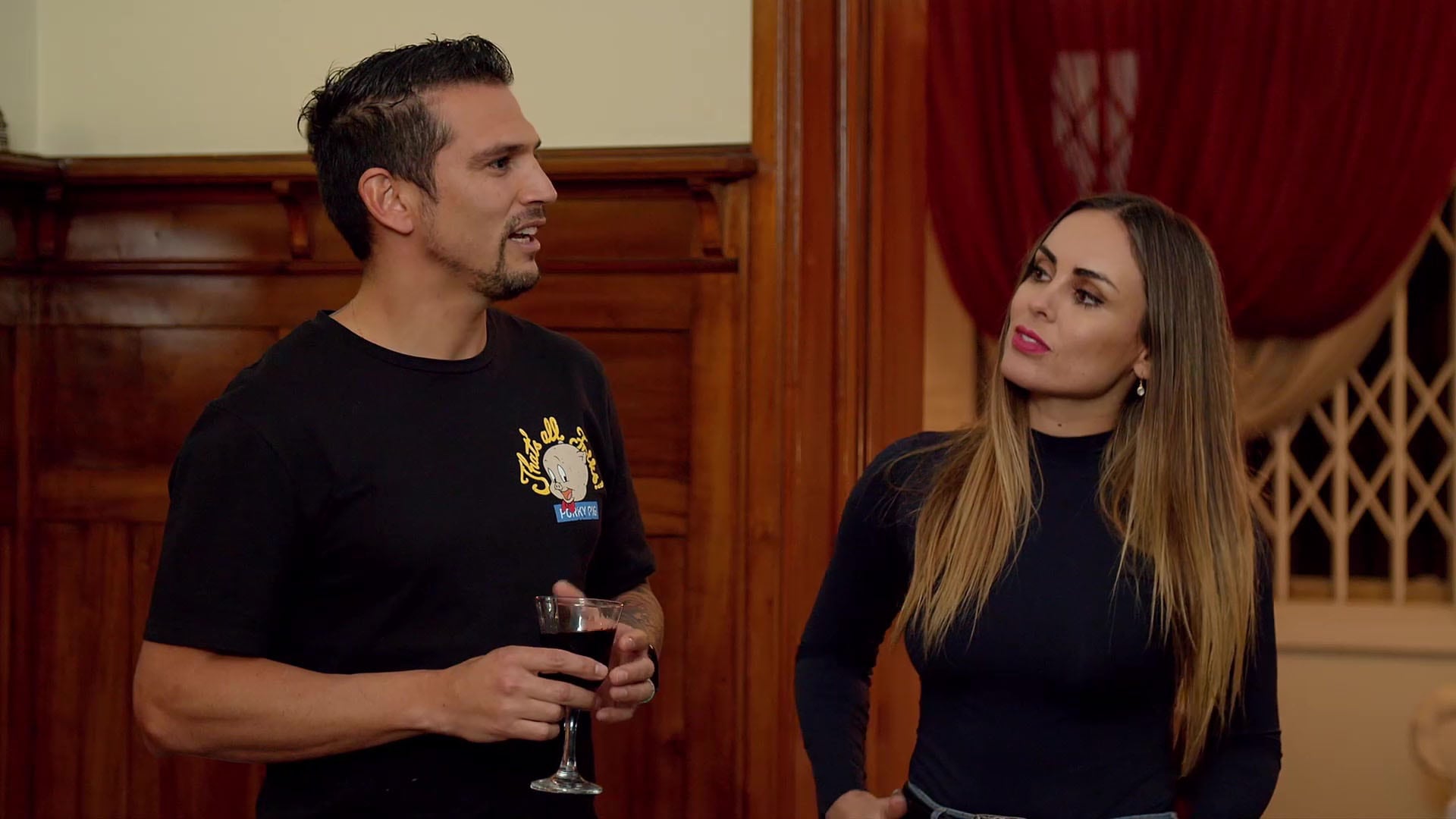 Mark González y Maura Rivera
