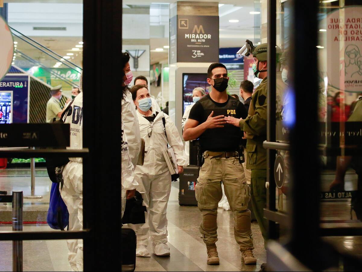 PDI detuvo a sospechosos de asalto frustrado a joyería en mall Alto Las Condes