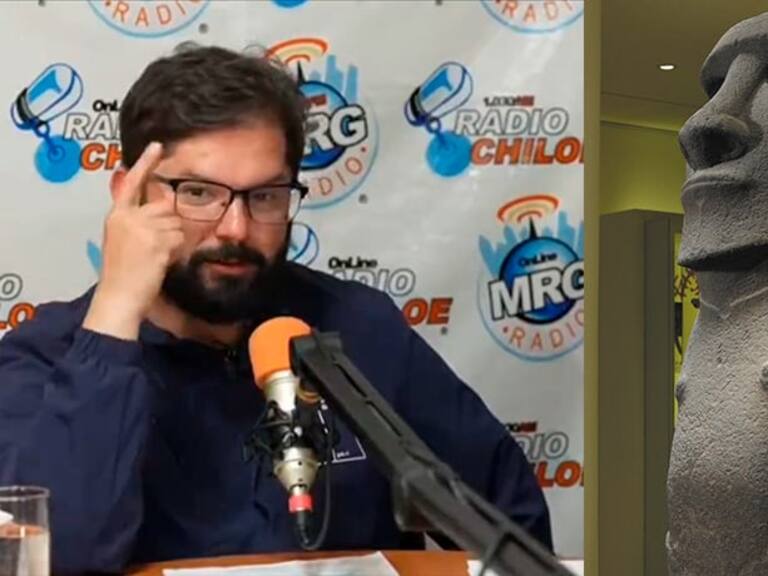 “Que nos devuelvan el moai”: Presidente Boric se suma a la viral petición dirigida hacia el Museo Británico