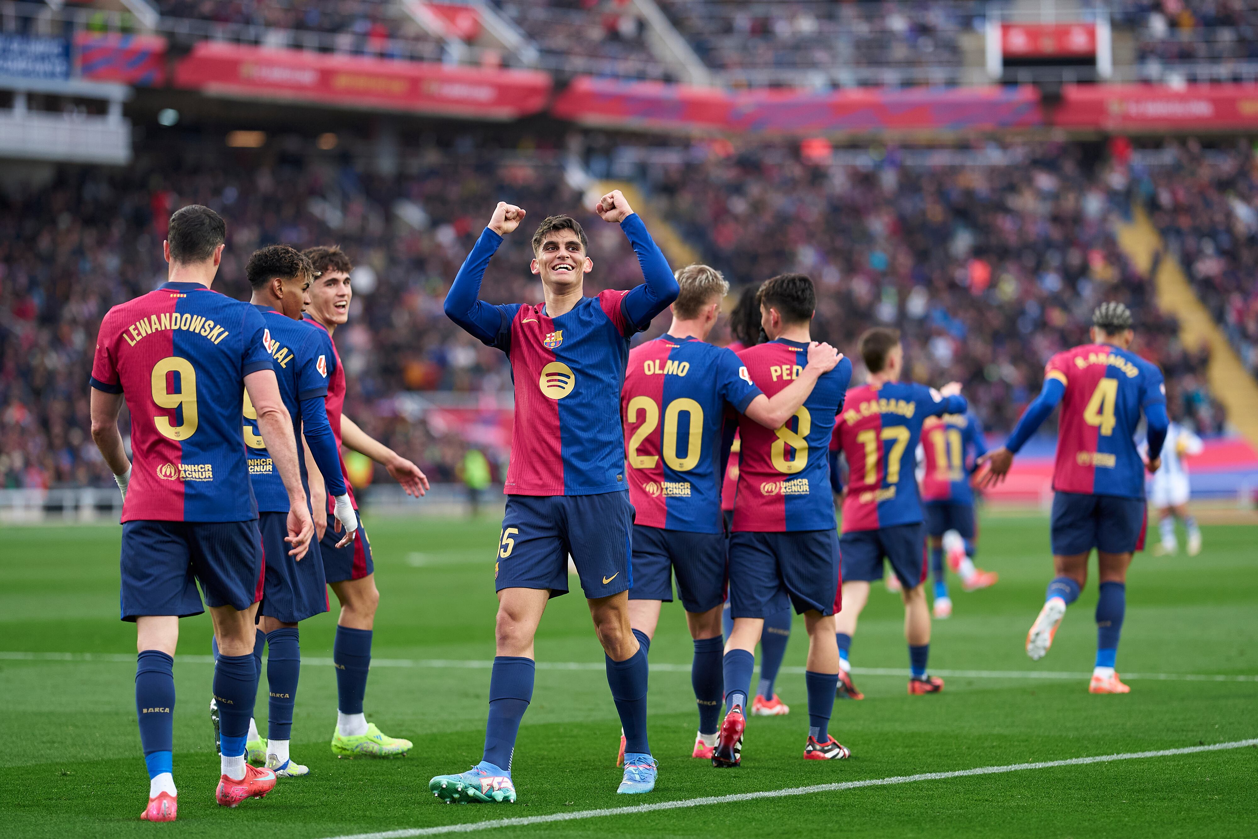 FC Barcelona cumple con la tarea, golea a la Real Sociedad y retoma el liderato de La Liga | Getty Images
