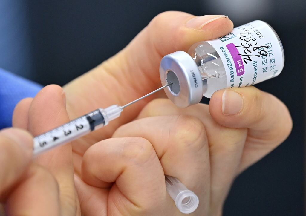 Dosis de la vacuna AstraZeneca utilizada en Corea del Sur