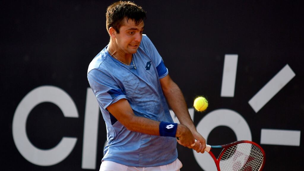 Tomás Barrios es eliminado por Fabio Fognini del ATP 500 de Río de Janeiro