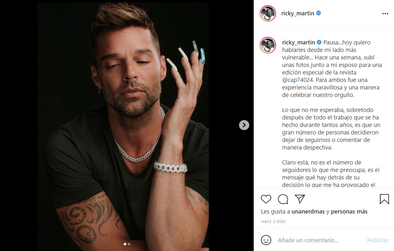 Ricky Martin | Instagram