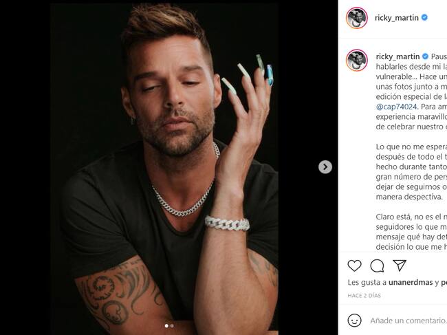 Ricky Martin | Instagram