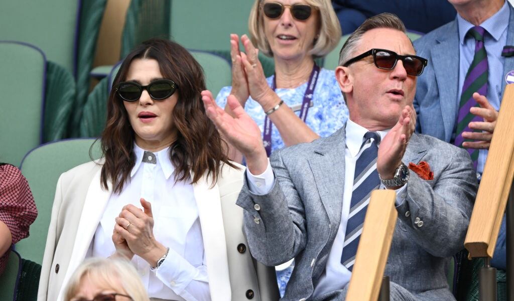 Rachel Weisz y Daniel Craig en la final de Wimbledon / Getty Images