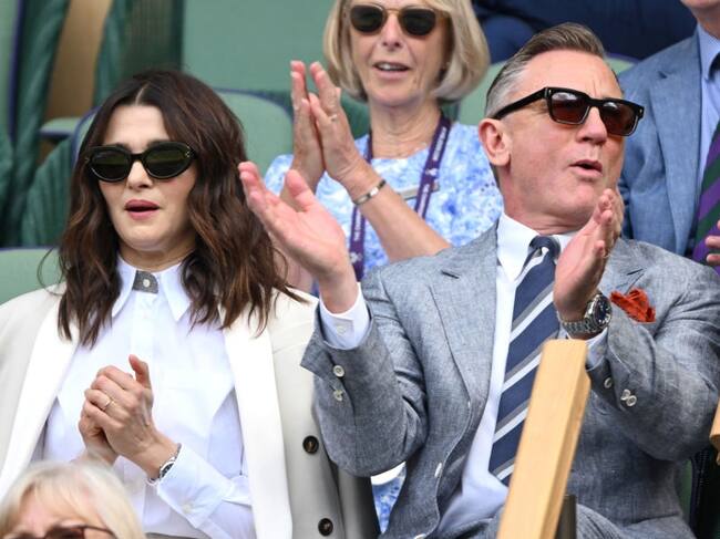 Rachel Weisz y Daniel Craig en la final de Wimbledon / Getty Images