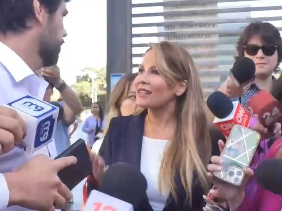 VIDEO: El comentado reto de Cathy Barriga a su esposo Joaquín Lavín León al llegar al Centro de Justicia para su formalización