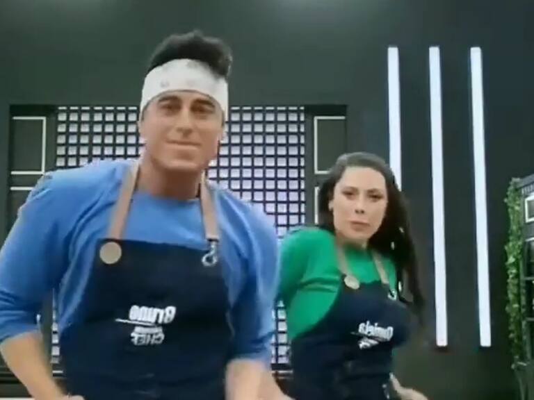 ¿Mekano en El Discípulo del Chef? Bruno Zaretti y Daniela Aránguiz se lucen con coreografía | Captura Video