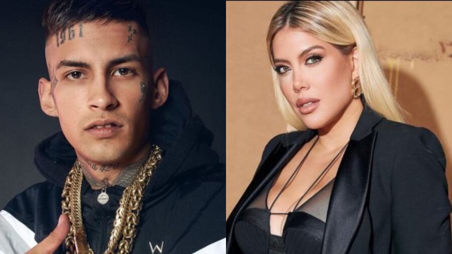 L-Gante y Wanda Nara