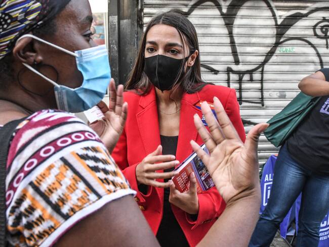 La diputada demócrata Alexandria Ocasio-Cortez