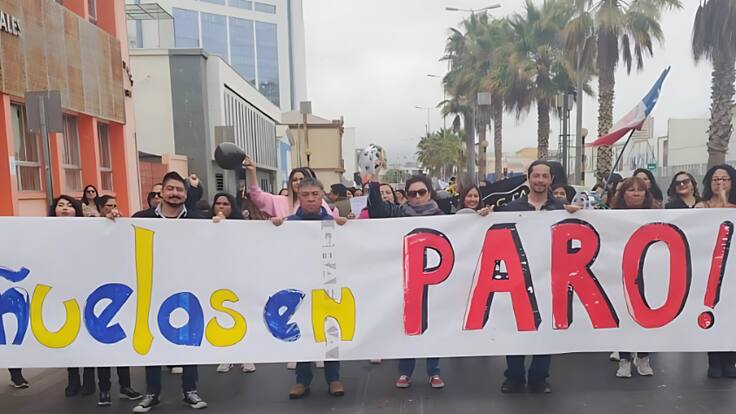 Paro de profesores en Coquimbo continúa