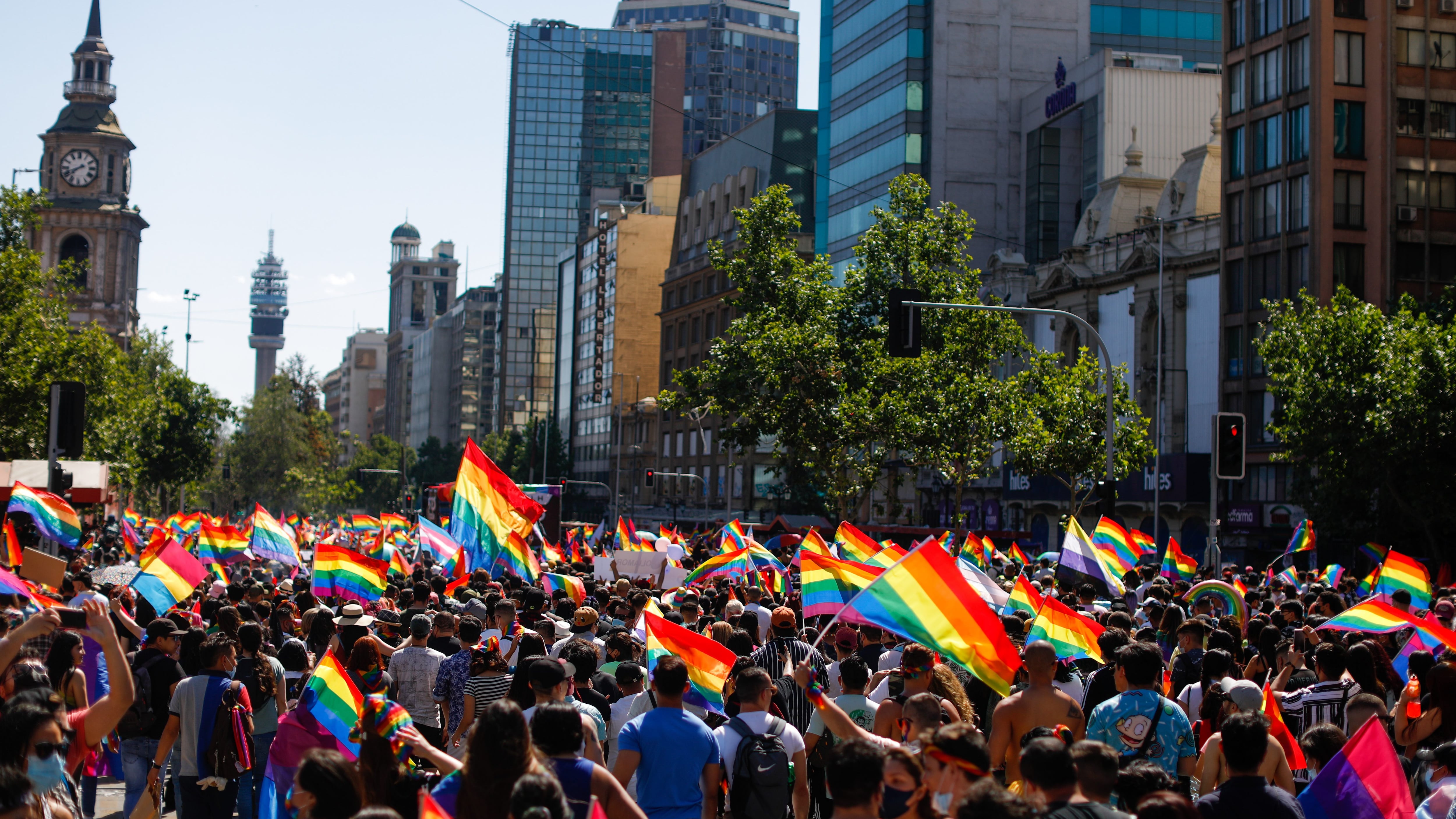 Marcha del Orgullo en Santiago