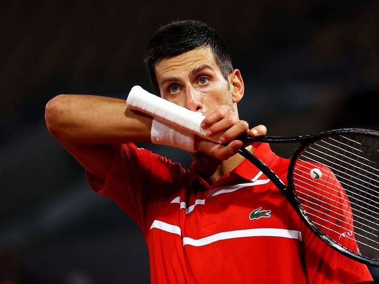 Novak Djokovic volvió a golpear con un pelotazo a juez de línea en Roland Garros