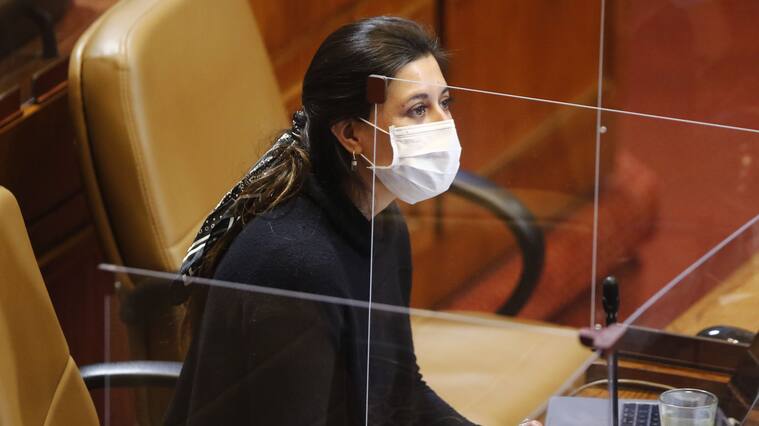 27 DE OCTUBRE DE 2020/VALPARAISOLa diputada Daniella Cicardini, durante la sesion de la Camara de Diputados.
FOTO: LEONARDO RUBILAR CHANDIA/AGENCIAUNO