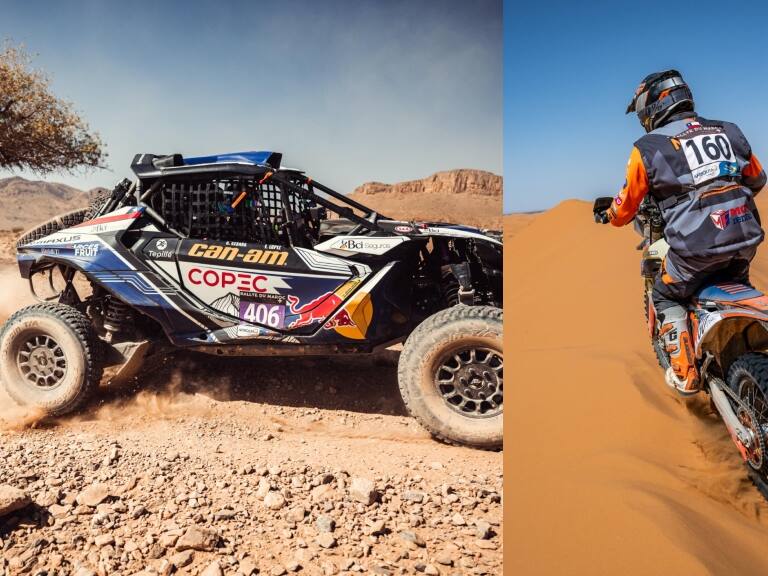 Rally de Marruecos: “Chaleco” López lidera en categoría experimental y John Medina está a una etapa de ser campeón del Rally Cross Country