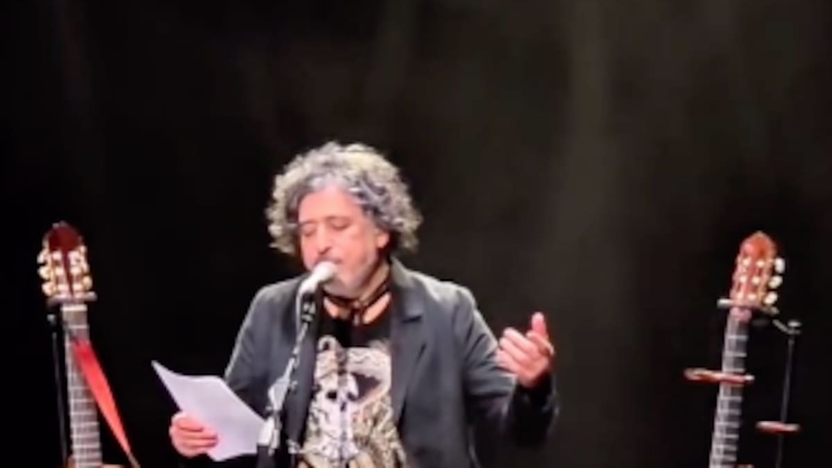Manuel García rinde emotivo homenaje al hijo de Mariana Derderián en concierto en vivo: le dedicó un poema y proyectó la voz del pequeño