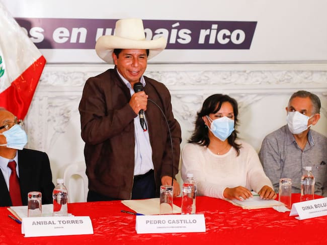 El ganador de las elecciones peruanas Pedro Castillo