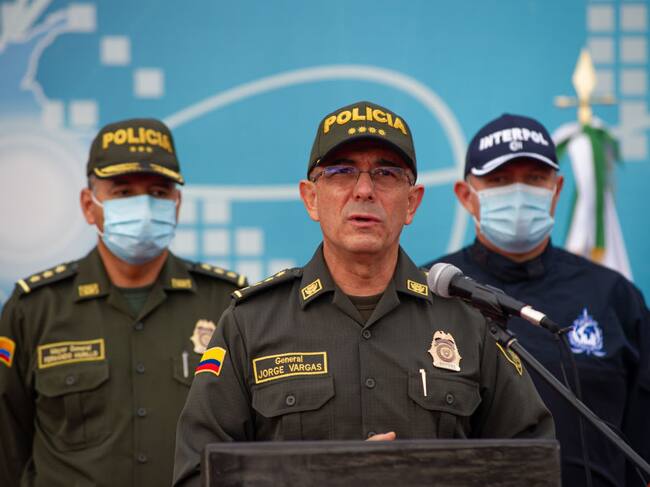 El director de la policía colombiana Jorge Luis Vargas