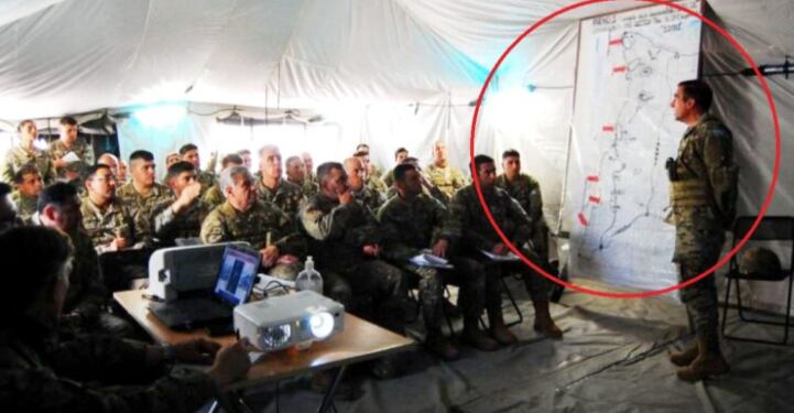 Fotografía de hipotético conflicto armado con Chile.