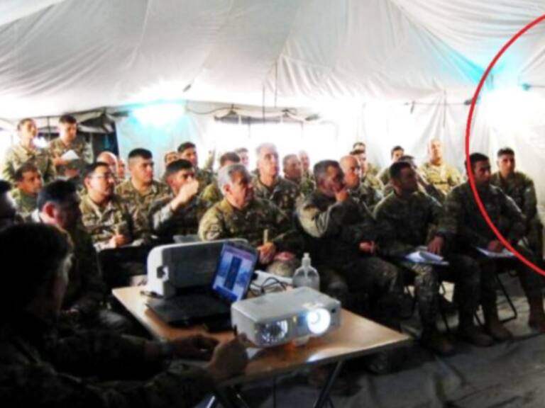 Fotografía de hipotético conflicto armado con Chile.