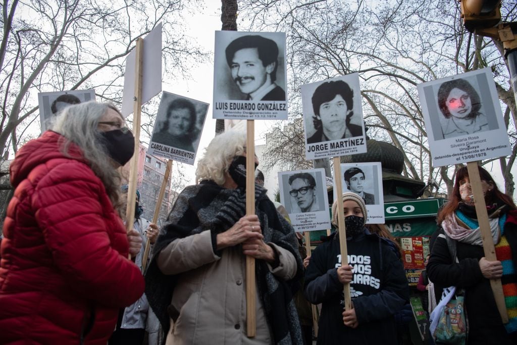 Familiares de víctimas de la dictadura de Uruguay
