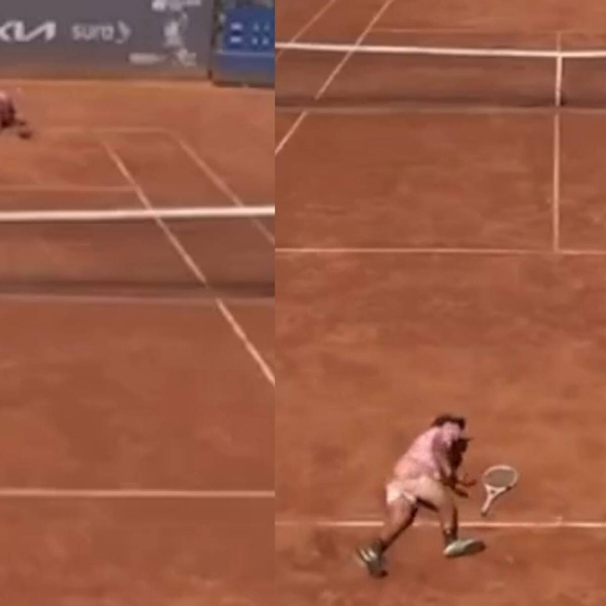 El dramático momento que sufrió un tenista en pleno partido del Challenger de Santiago