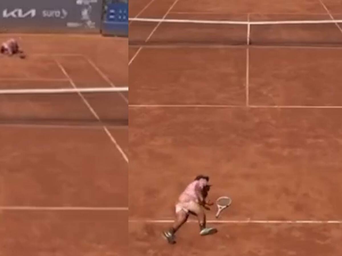 El dramático momento que sufrió un tenista en pleno partido del Challenger de Santiago