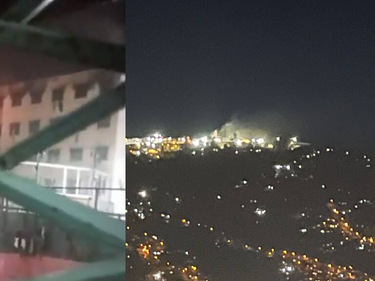 Registran incendio en cárcel de Valparaíso