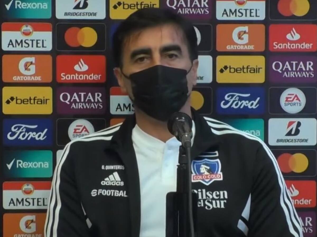 Quinteros pide que Colo Colo muestre una gran imagen ante Alianza Lima: «Es un partido durísimo, debemos estar en nuestro mejor nivel»