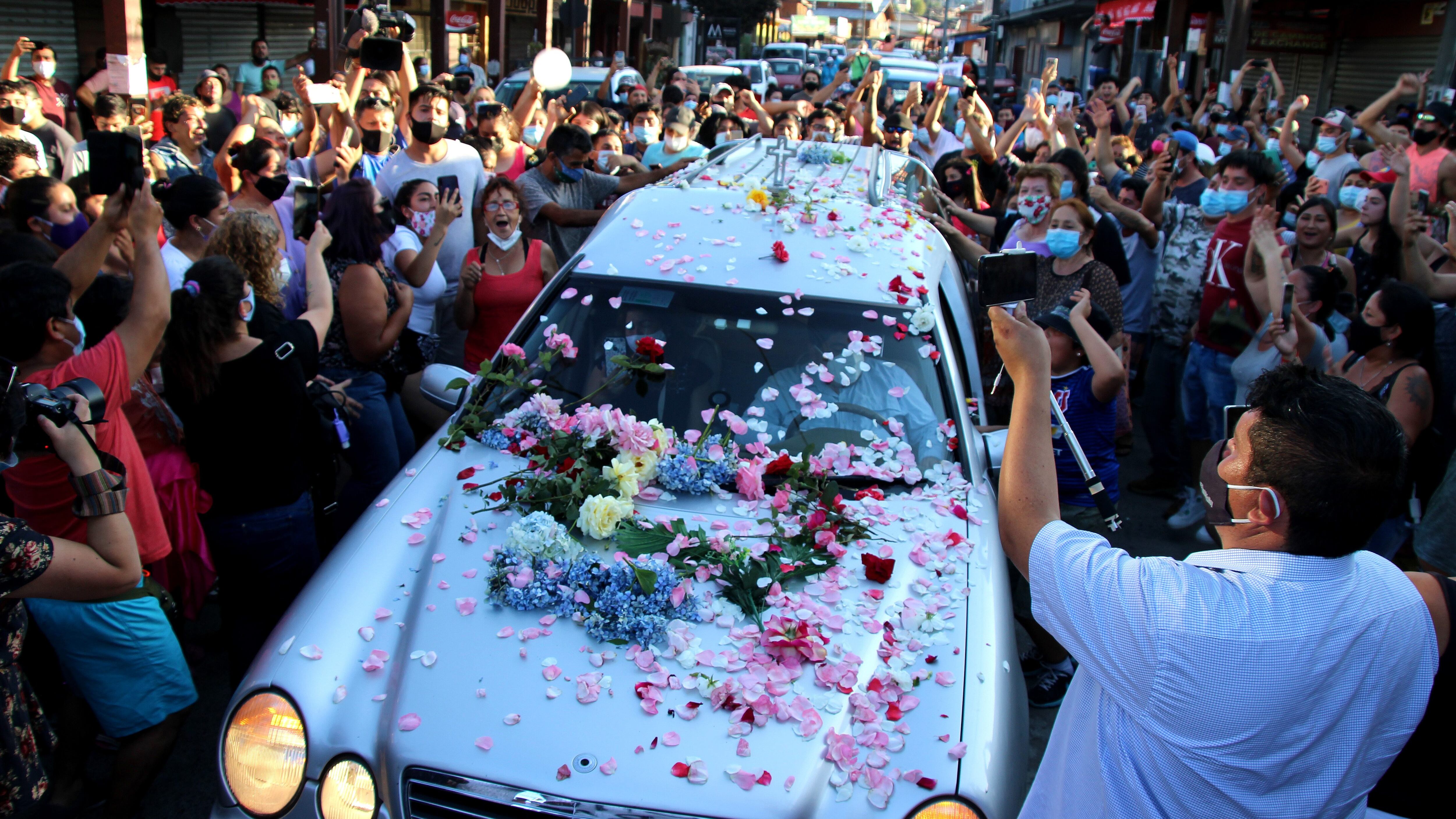 Funeral de malabarista baleado por Carabineros