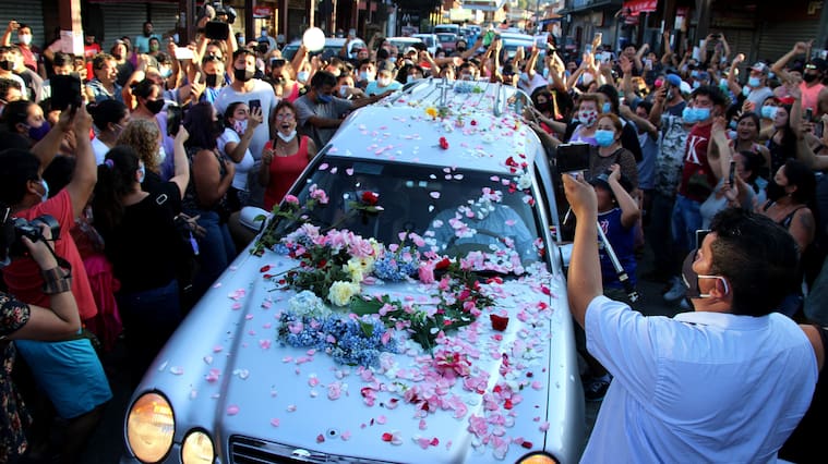 Funeral de malabarista baleado por Carabineros