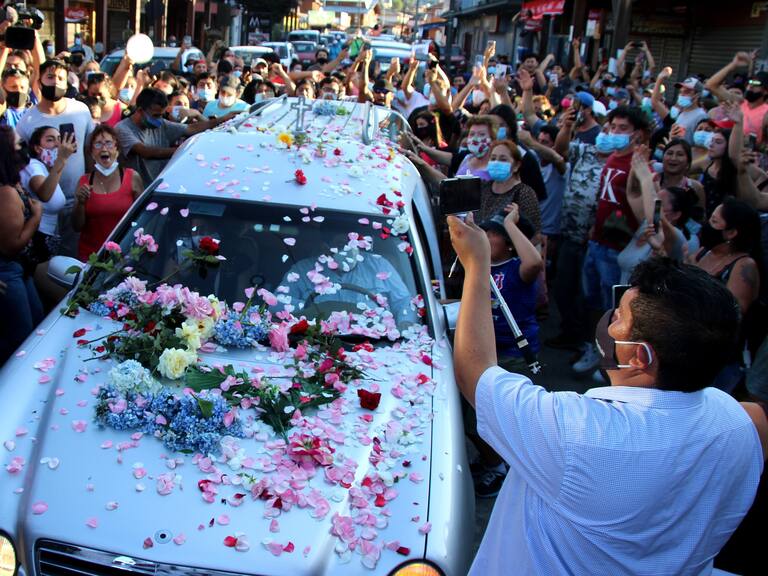 Funeral de malabarista baleado por Carabineros