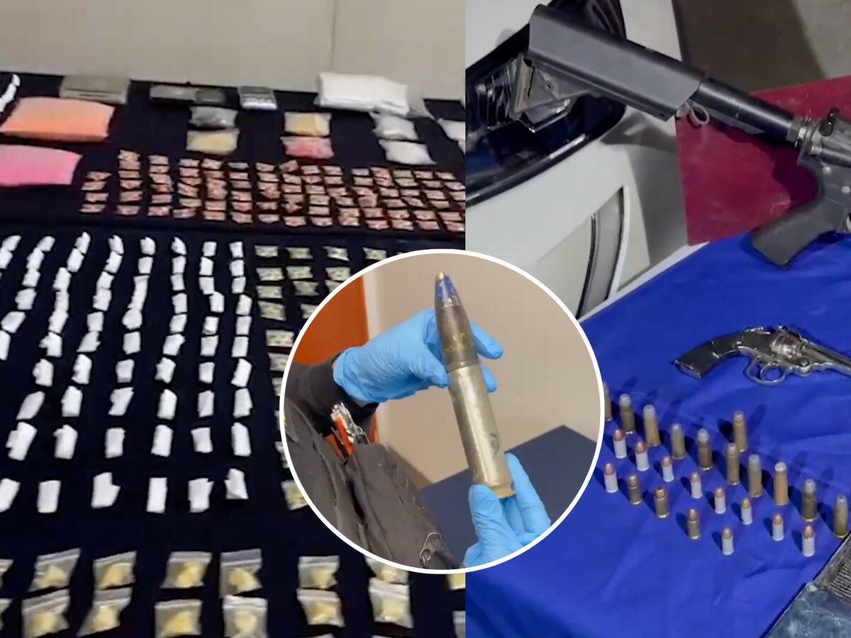 Megaoperativo en comunas de la región Metropolitana: PDI desarticula bandas de narcotráfico y encuentra proyectiles antiaéreos