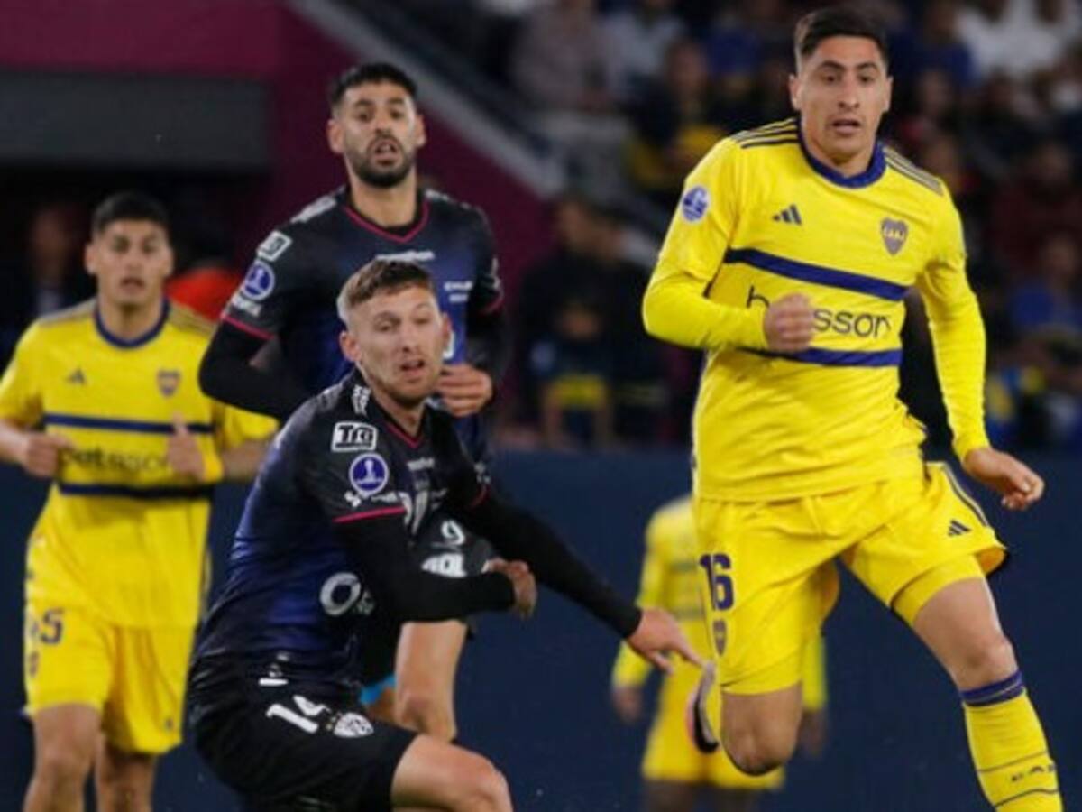Boca Juniors, sin Gary Medel, rescató un empate como forastero ante Independiente del Valle por el repechaje de la Copa Sudamericana