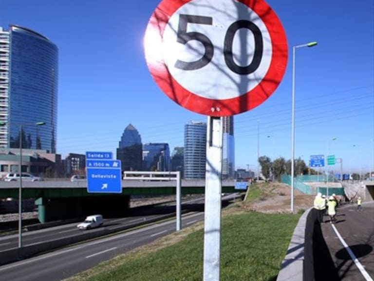 El pórtico con el cobro por Tag más caro de Santiago subirá a $1.368 desde el 2018