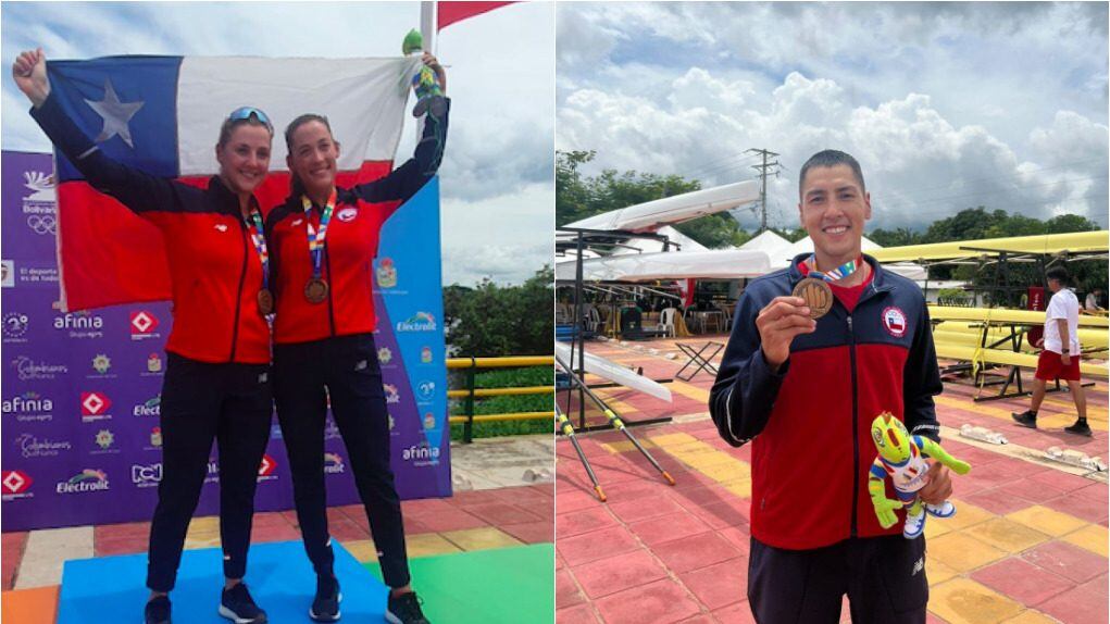 Juegos Bolivarianos: Chile logra en el remo sus primeras medallas de oro