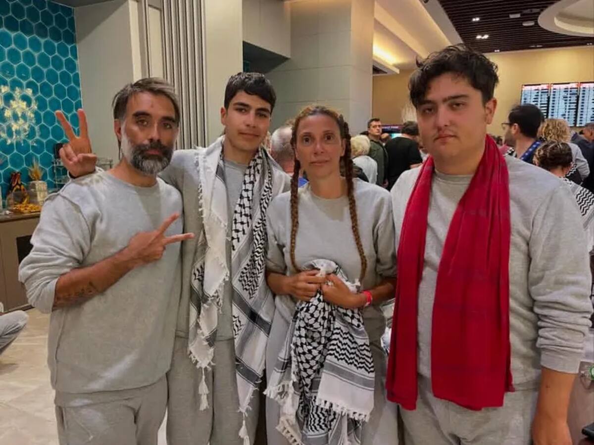 Chilenos de la Flotilla Sumud regresan territorio nacional este sábado tras detención en Israel