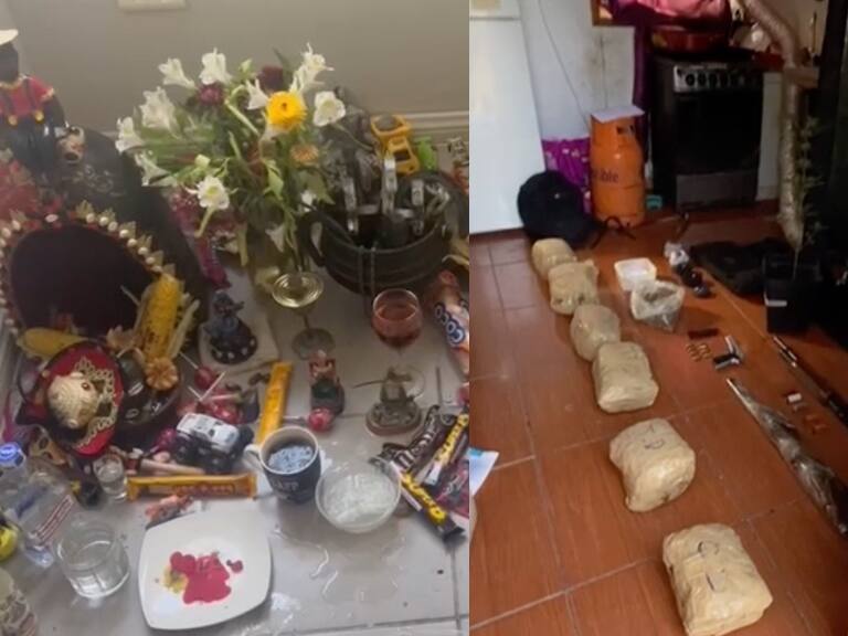 Operación «Virgen Negra»: PDI desbarata banda dedicada al narcotráfico que mantenía altar religioso