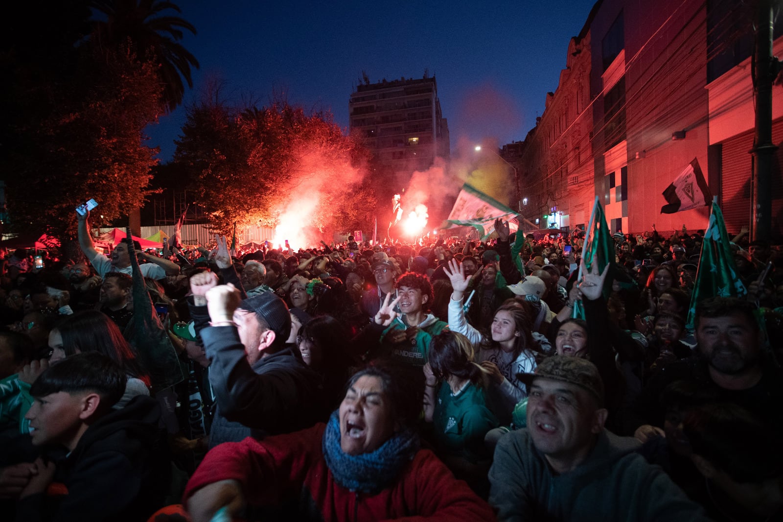 Los festejos en Valparaíso por el título de Santiago Wanderers