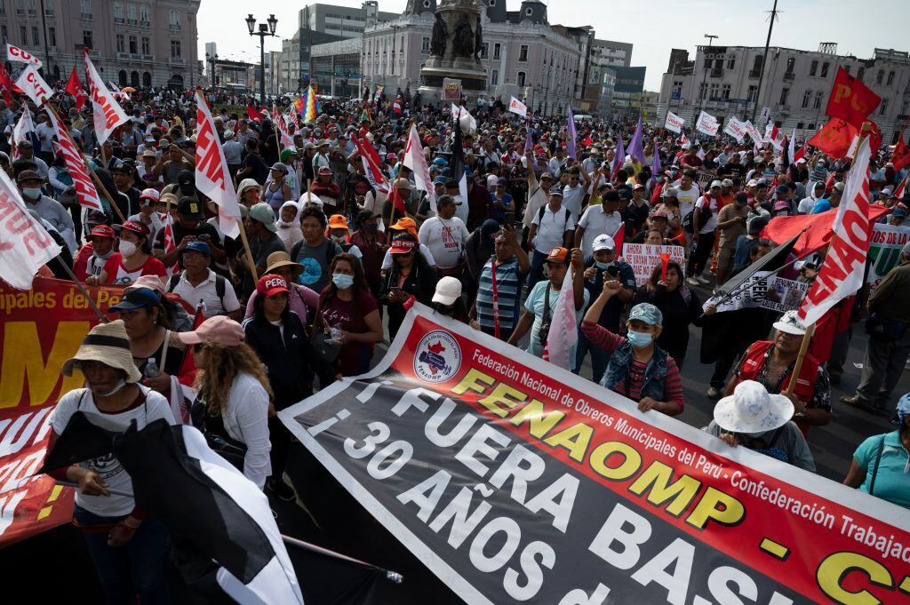 Masiva «Marcha de los Cuatro Suyos» en Lima