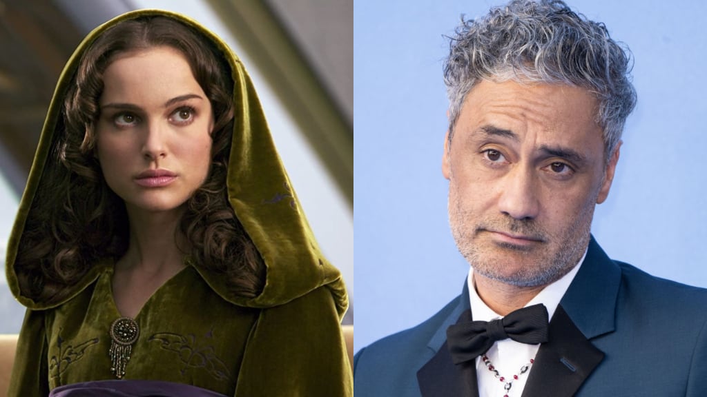 Natalie Portman y Taika Waititi - Padme - película de Star Wars