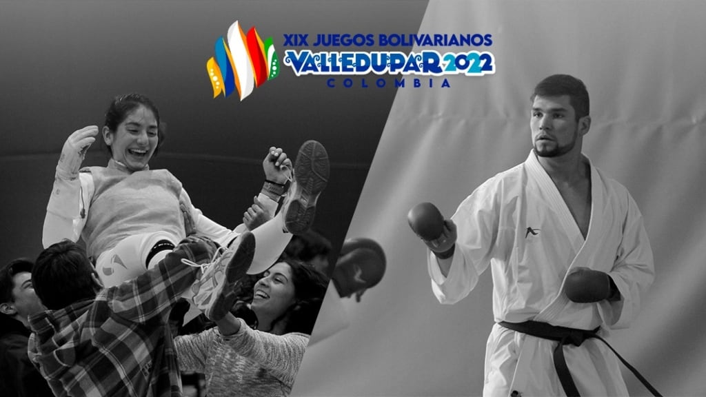 Katina Proestakis y Rodrigo Rojas son los abanderados de Chile para los Juegos Bolivarianos 2022