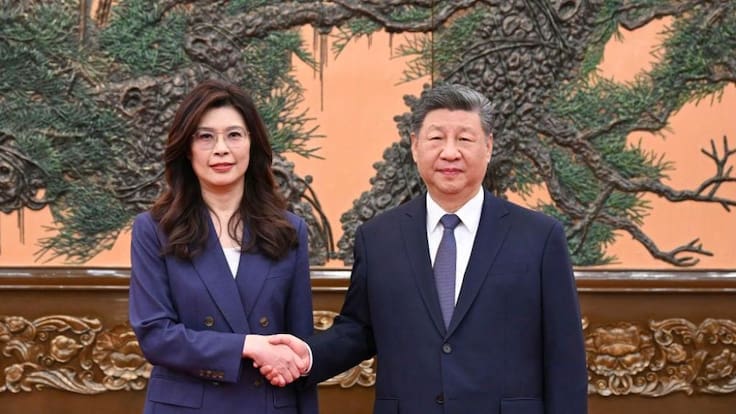 Cita inédita en una década: Xi Jinping recibe en Beijing a líder opositora de Taiwán