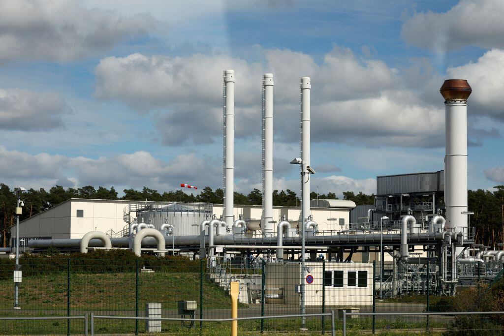 Planta receptora del Gas en Alemania a través del gasoducto Nord Stream