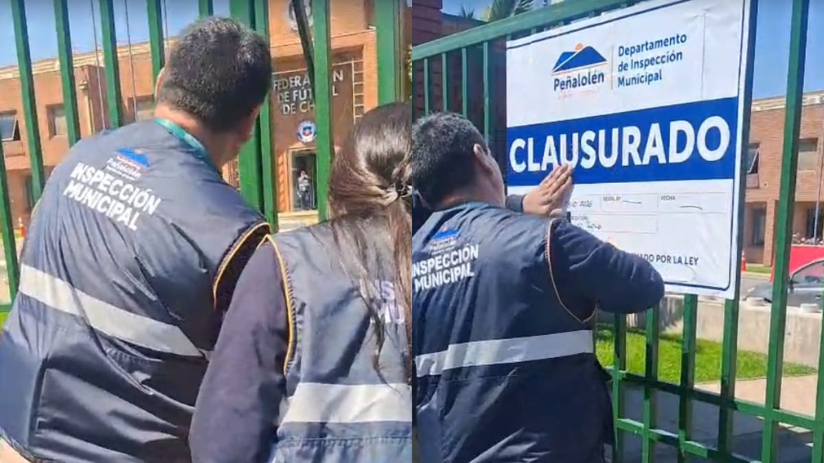 Golpe para la ANFP: así fue el momento en que su sede fue clausurada por la Municipalidad de Peñalolén