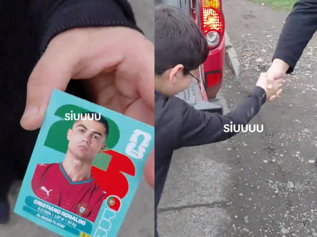 “La magia del sur”: niño de Freire se volvió viral al protagonizar curioso intercambio por lámina de Cristiano Ronaldo