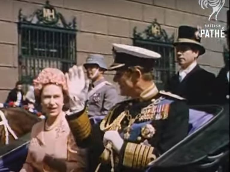 La visita de la Reina Isabel II a Chile en 1968, en compañía del recién fallecido príncipe Felipe