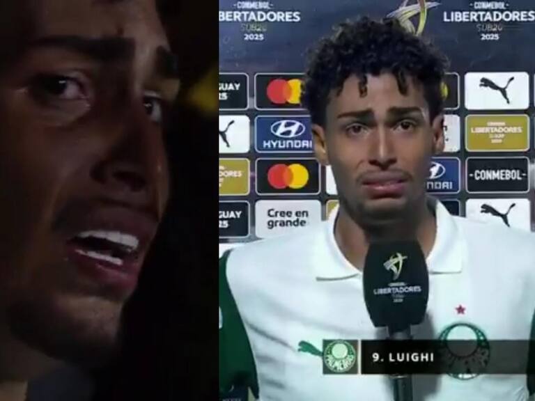 Racismo en la Copa Libertadores Sub 20: jugador de Palmeiras rompe en llanto y estalla en plena entrevista tras insultos