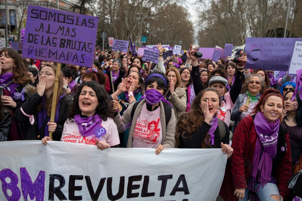 Marcha feminista en España de 2020