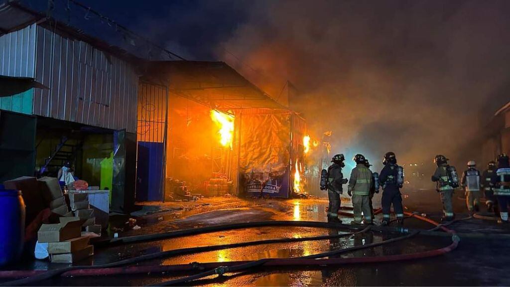 incendio en Talca